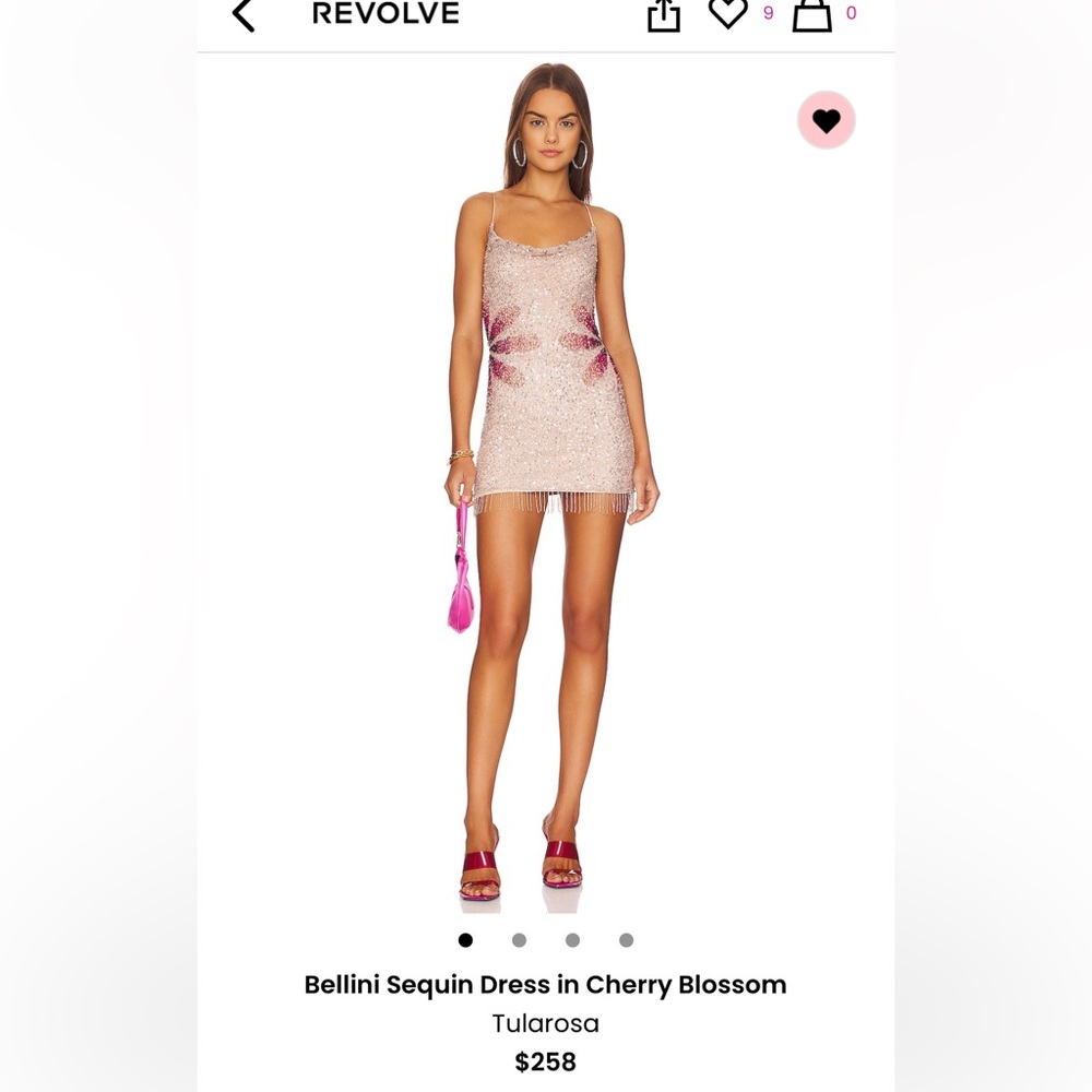 Tularosa Bellini dress in Cherry Blossom size medium